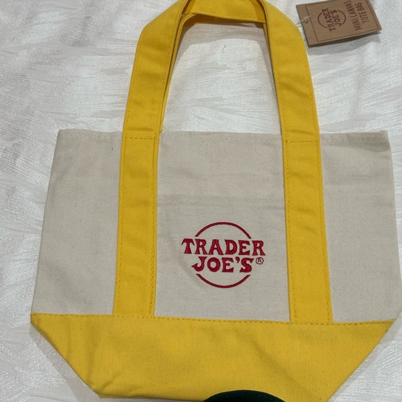 Trader Joe’s Mini Canvas Tote Bags - 4 colors - Picture 5 of 5